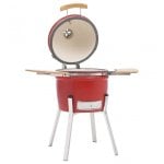 Barbecue affumicatore in ceramica VidaXL Kamado 81 cm