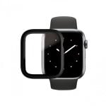 PanzerGlass Protezione in vetro temperato nero per tutto il corpo per Apple Watch 4/5/6/SE 44 mm