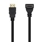 Cavo HDMI angolato Ainsens 2.0 4K maschio/maschio 1 m nero