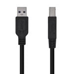 Cavo Aisens USB 3.0 a USB-B maschio/maschio 3 m Nero Cavo Aisens USB 3.0 a USB-B maschio/maschio 3 m Nero