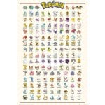 GB Eye Maxi Poster Pokémon Kanto 151 91,5x61 cm
