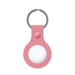 Portachiavi in silicone rosa freddo compatibile con AirTag