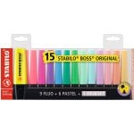 STABILO Boss Original 15 Marcadores Fluorescentes STABILO Boss Original 15 Marcadores Fluorescentes