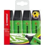 STABILO Boss Original 4 Marcadores Fluorescentes Verde STABILO Boss Original 4 Marcadores Fluorescentes Verde