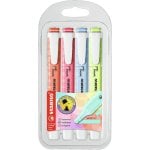 STABILO Swing Cool Pastel Edition, Etui mit 4 fluoreszierenden Markern STABILO Swing Cool Pastel Edition, Etui mit 4 fluoreszierenden Markern