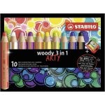 STABILO woody 3 in 1 Mehrfarbig 10 Stück(e) STABILO woody 3 in 1 Mehrfarbig 10 Stück(e)