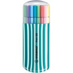 STABILO Pen 68 Estuche Premium Zebrui Turquesa de 20 Rotuladores STABILO Pen 68 Estuche Premium Zebrui Turquesa de 20 Rotuladores