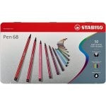STABILO Pen 68 Caja Metálica de 50 Rotuladores STABILO Pen 68 Caja Metálica de 50 Rotuladores