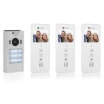 Smartwares DIC-22132 Sistema videocitofono per 3 appartamenti