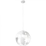 Fabrilamp Orbe Lámpara Colgante Regulable E27 Blanco
