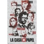 Erik Maxi Póster La Casa de Papel Personajes 91.5x61cm Erik Maxi Póster La Casa de Papel Personajes 91.5x61cm