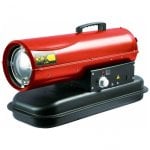 Perel FT120C Chauffage Diesel 20 kW Rouge