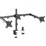 Aisens DT27TSR-061 Supporto Doppio Braccio per 3 Monitor 13-27" VESA 100x100 Max 7Kg