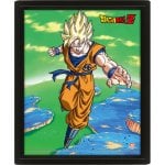 Poster 3D piramidale Dragon Ball Z Trasformazione Super Saiyan