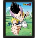 Pyramiden-3D-Poster „Dragon Ball Z wendet das Blatt der Schlacht“.