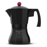 Taurus Black Moments Italienische Kaffeemaschine für 9 Tassen, Schwarz