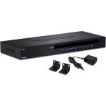Switch KVM Trendnet TK-803R 8 Porte Montaggio Rack Nero