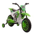 Homcom Moto Eléctrica con Dos Ruedas de Equilibrio Verde Homcom Moto Eléctrica con Dos Ruedas de Equilibrio Verde