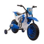 Homcom Moto Eléctrica con Dos Ruedas de Equilibrio Azul Homcom Moto Eléctrica con Dos Ruedas de Equilibrio Azul