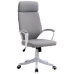 Vinsetto Silla de Oficina con Reposacabezas Gris