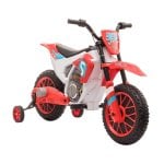 Homcom Moto Eléctrica con Dos Ruedas de Equilibrio Roja Homcom Moto Eléctrica con Dos Ruedas de Equilibrio Roja