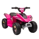 Homcom Quad Eléctrico 6V Rosa Homcom Quad Eléctrico 6V Rosa