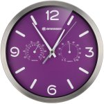 Orologio termoigrometro Bresser MyTime DCF 25 cm Viola