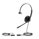 Auriculares Yealink YHS34 Lite Mono con cable, Supraaural, Oficina y Call Center, Negro