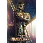 Erik Maxi Poster Star Wars The Mandalorian Un Clan di Due 91,5x61 cm