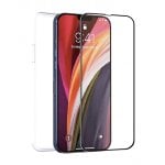 Muvit for Change Pack Cristal Templado Marco Negro + Funda Cristal Soft para iPhone 13 Muvit for Change Pack Cristal Templado Marco Negro + Funda Cristal Soft para iPhone 13