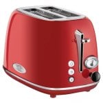 ProfiCook TA 1193 Grille-Pain Rétro 2 Tranches 815W Rouge