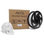 Unicview Bobina de Filamento PETG 1.75mm 1Kg Blanco Unicview Bobina de Filamento PETG 1.75mm 1Kg Blanco