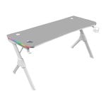 Tavolo da gioco Mars Gaming MGD140 RGB 140x60 cm Bianco