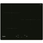 Whirlpool WSQ1160NE 3-Zonen-Induktionskochfeld, 60 cm, Schwarz