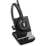 Sennheiser SDW 5036 DECT Headset Monoaural Sem Fios Preto