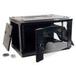 Powergreen Wand-Rack-Schrank 19" 6U 600x450mm
