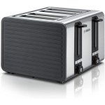 Toaster Bosch TAT7S45 4 Schlitze 1800 W Auftaufunktion Schwarz/Edelstahl
