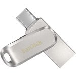 SanDisk Ultra Dual Drive Luxe lecteur USB flash 256 Go USB Type-A / USB Type-C 3.2 Gen 1 (3.1 Gen 1) Acier inoxydable SanDisk Ultra Dual Drive Luxe lecteur USB flash 256 Go USB Type-A / USB Type-C 3.2 Gen 1 (3.1 Gen 1) Acier inoxydable
