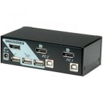 Roline 14.01.3327 Switch KVM 1 Usuario 2 Salidas USB Negro