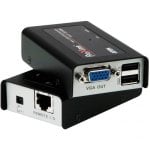 Extensore KVM Aten CE100-AT-G Mini USB Cat5 100m Nero/Argento