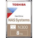 Festplatte Toshiba N300 NAS 8 TB SATA III 7200rpm 256 MB Cache