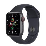 Apple Watch SE 2021 GPS + Cellular 40mm Aluminio Gris Espacial con Correa Deportiva Negra