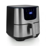 Airfryer Princess 182060 Deluxe XXL 5,5L 1700W Digitaal Touch Zwart/Zilver