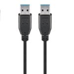 Cavo USB 3.0 maschio/maschio Goobay da 3 m Nero