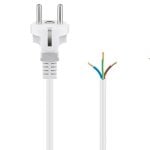 Goobay Cable de Alimentación CEE7 a Bornes 0.75mm 1.5m Blanco