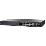 Cisco Small Business SG220-26P Géré L2 Gigabit Ethernet (10/100/1000) Connexion Ethernet, supportant l'alimentation via ce port (PoE) Noir