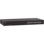 Cisco SG250-18 Switch réseau 18 ports Gigabit Smart Noir