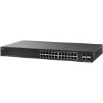 Cisco SG220-28MP Switch de Red 28 Puertos Gigabit PoE Smart Negro