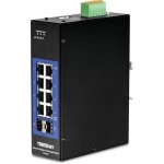 Switch di Rete 10 Porte Gigabit L2 TRENDnet TI-G102i Nero