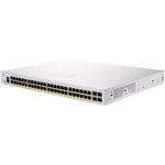 Switch di rete Cisco CBS350-48P-4G-EU 48 porte GE PoE 4 x 1 G SFP argento